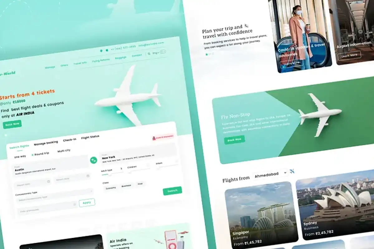 طراحی سایت خرید بلیط