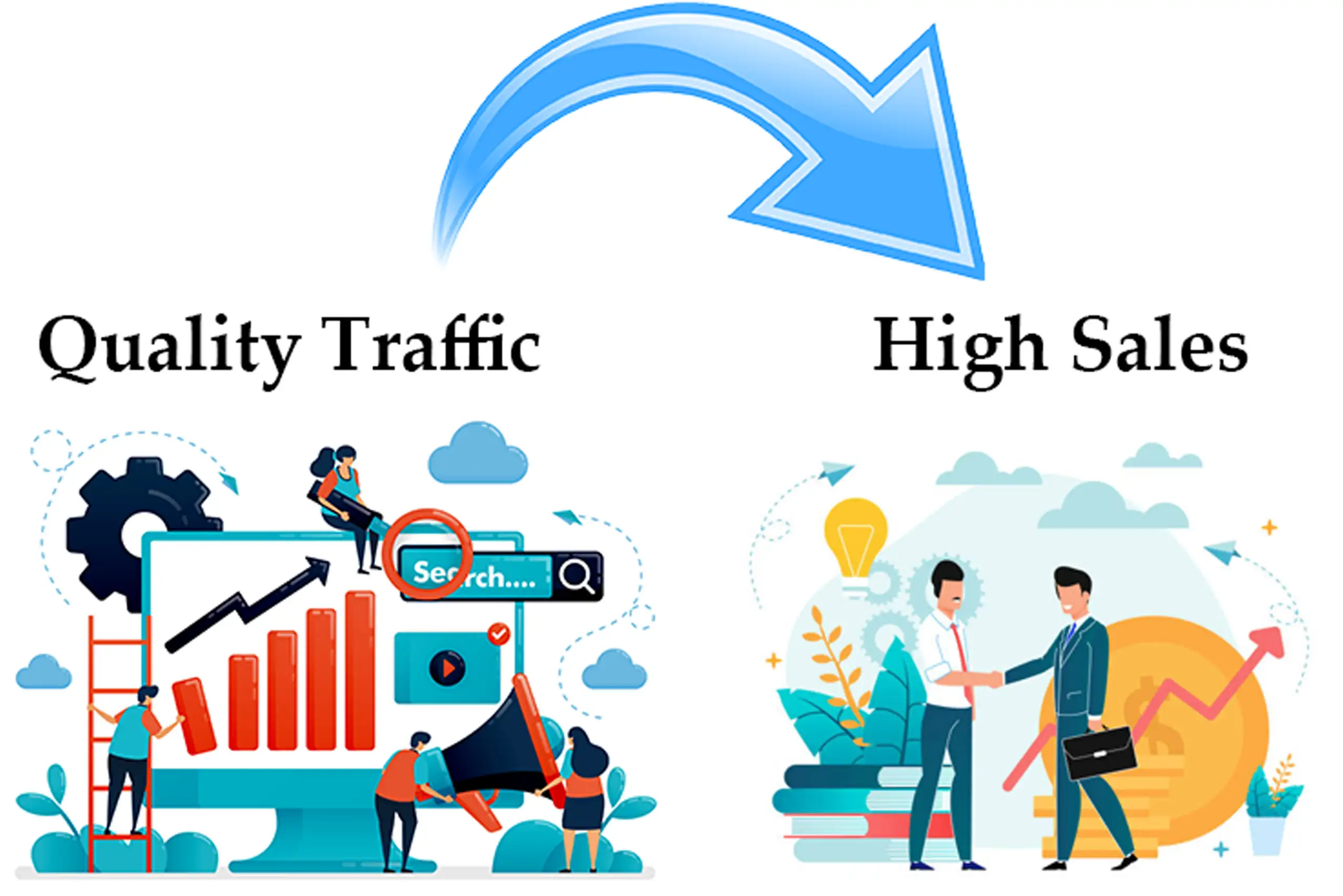 تأثیر سئو در فروش